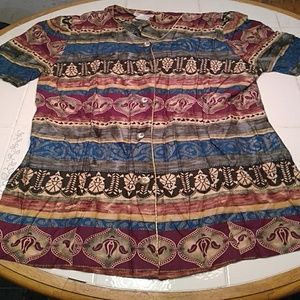 Size 18 Vintage button down dress   262